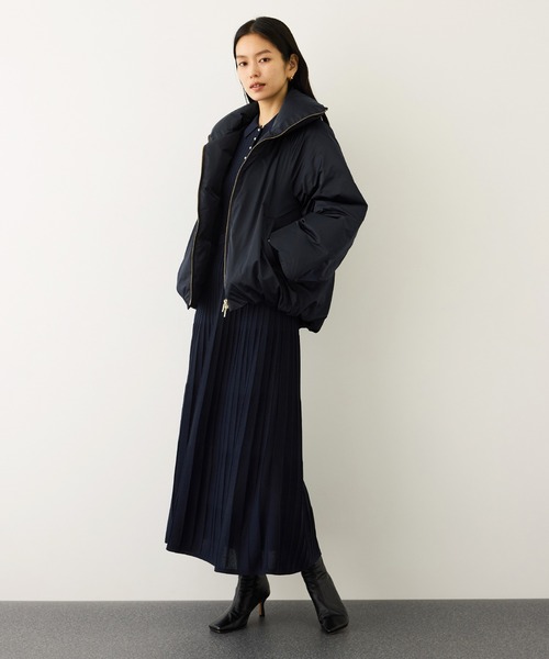 セール】パールボタンポロニットワンピース/イージーケア（ドレス