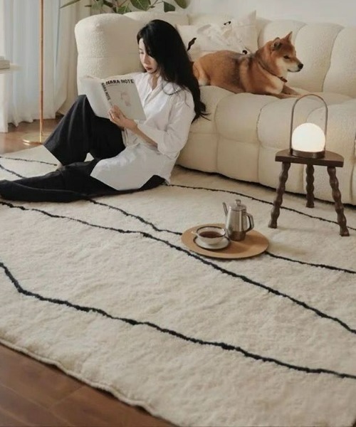 REBALANCE（リバランス）の「ラグマット120x160㎝（ラグ/マット・レディース・B/A/C/D・FREE）」の6枚目の写真