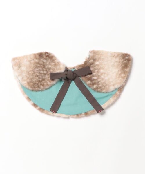 MARKEY'S(マーキーズ)の「MIXフェイクファーツケエリ(kids100cm~大人)(付け襟・キッズ・ブラウン/キャメル/ライトブルー・FREE)」の3枚目の写真