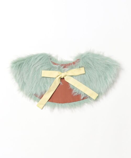 MARKEY'S(マーキーズ)の「MIXフェイクファーツケエリ(kids100cm~大人)(付け襟・キッズ・ブラウン/キャメル/ライトブルー・FREE)」の2枚目の写真