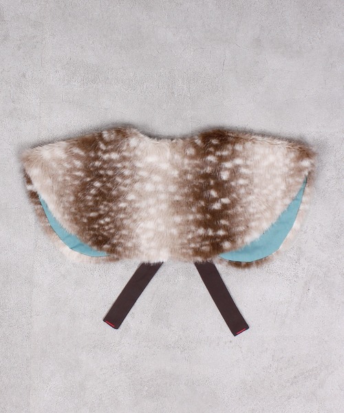 MARKEY'S(マーキーズ)の「MIXフェイクファーツケエリ(kids100cm~大人)(付け襟・キッズ・ブラウン/キャメル/ライトブルー・FREE)」の7枚目の写真