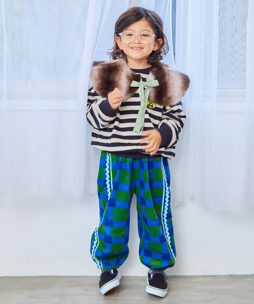 MARKEY'S(マーキーズ)の「MIXフェイクファーツケエリ(kids100cm~大人)(付け襟・キッズ・ブラウン/キャメル/ライトブルー・FREE)」の12枚目の写真