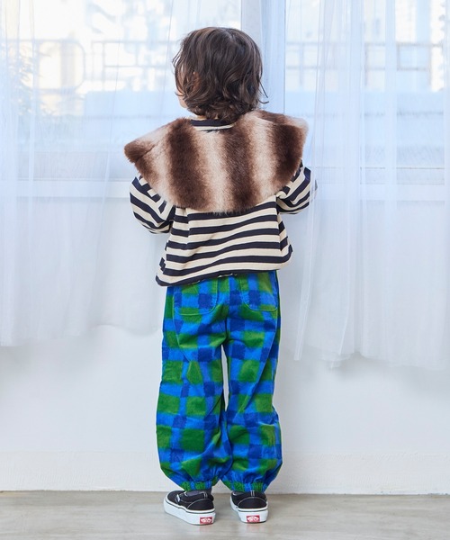 MARKEY'S(マーキーズ)の「MIXフェイクファーツケエリ(kids100cm~大人)(付け襟・キッズ・ブラウン/キャメル/ライトブルー・FREE)」の13枚目の写真