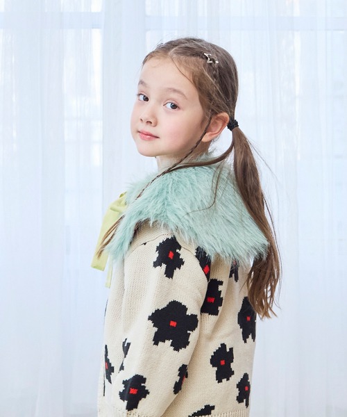 MARKEY'S(マーキーズ)の「MIXフェイクファーツケエリ(kids100cm~大人)(付け襟・キッズ・ブラウン/キャメル/ライトブルー・FREE)」の19枚目の写真