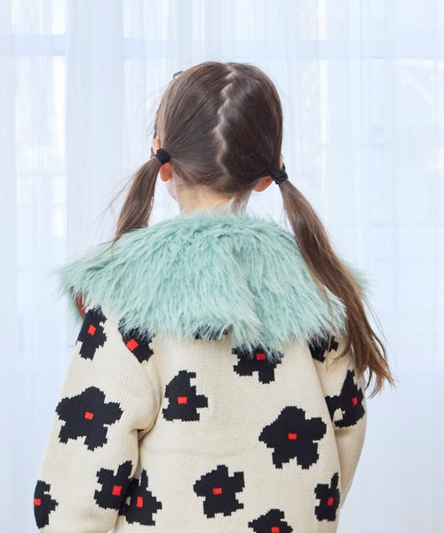 MARKEY'S(マーキーズ)の「MIXフェイクファーツケエリ(kids100cm~大人)(付け襟・キッズ・ブラウン/キャメル/ライトブルー・FREE)」の20枚目の写真