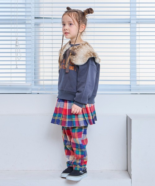 MARKEY'S(マーキーズ)の「MIXフェイクファーツケエリ(kids100cm~大人)(付け襟・キッズ・ブラウン/キャメル/ライトブルー・FREE)」の16枚目の写真