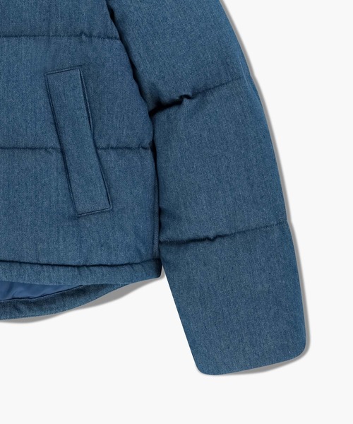 W DENIM CROP DOWN JACKET（ダウンジャケット/コート）｜MARITHE +