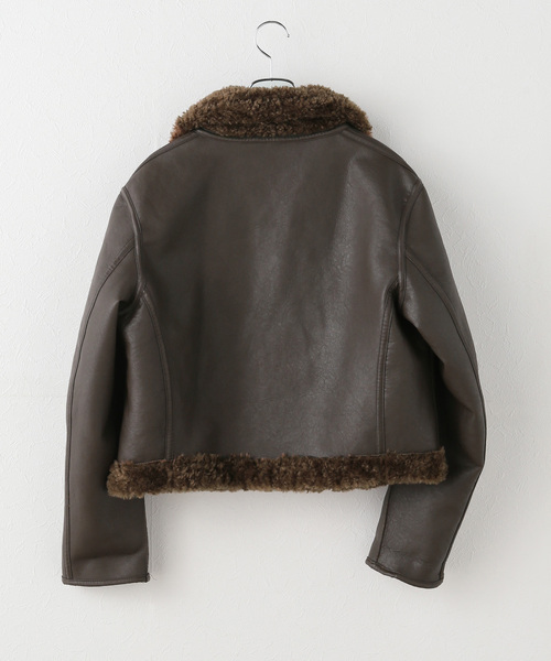 セール】フェイクムートンフライトジャケット（その他アウター