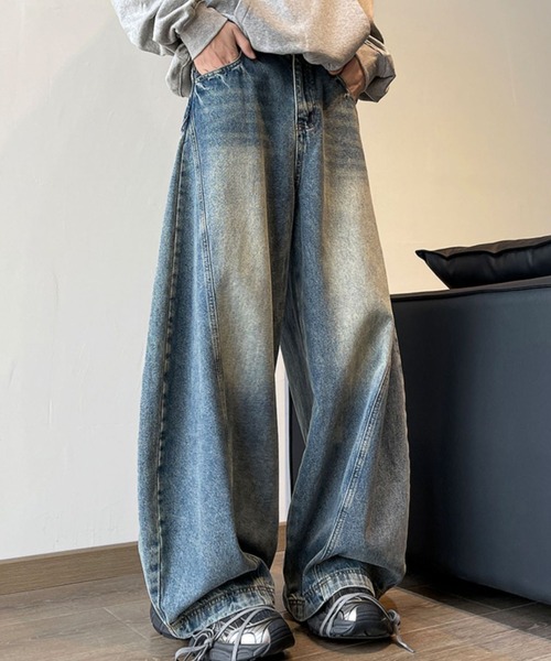 REBALANCE(リバランス)の「レトロワイドデニムパンツ(デニムパンツ・メンズ・A・MEDIUM/LARGE/X-LARGE)」の7枚目の写真