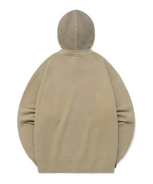 COVERNAT（カバーナット）の「オーバーサイズニットフードパーカー ベージュ（パーカー・レディース・その他・LARGE/MEDIUM/SMALL）」の2枚目の写真