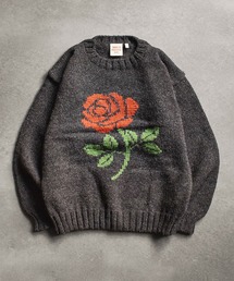 ROSE BUD（ローズバッド）の「(HAVE A GRATEFUL DAY)ROSE KNIT CREW（ニット/セーター）」