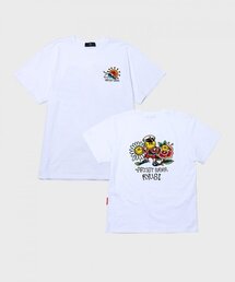 ARTISTWEAR（アーティストウェア）の「[ATW x COLLABO] リュシひまわりスマイル半袖Tシャツ WH（Tシャツ/カットソー）」