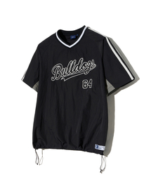 YALE（イェール）の「ベースボールナイロンショートスリーブ_ブラック（Tシャツ/カットソー）」