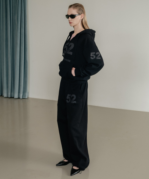 SSIN AND LEE(シンアンドリー)の「(UNI) ラスティコットンスウェットパンツ ブラック(スウェットパンツ・レディース・その他・LARGE/SMALL/MEDIUM)」の6枚目の写真