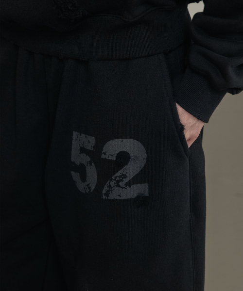 SSIN AND LEE(シンアンドリー)の「(UNI) ラスティコットンスウェットパンツ ブラック(スウェットパンツ・レディース・その他・LARGE/SMALL/MEDIUM)」の9枚目の写真