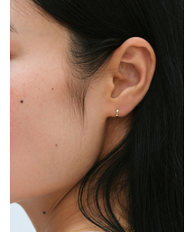 ANOTHERLAYER（アナザーレイヤー）の「Tiny Flat Earring - Gold (silver925)（ピアス（両耳用））」