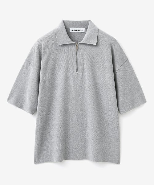 Коттон-хаф коллекция полурука нит лёгкий грамматический (Light grey knit half-sleeve)