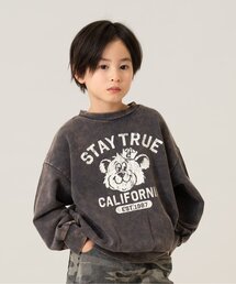 and D. petit main | アメカジロゴプリントトレーナー(スウェット)