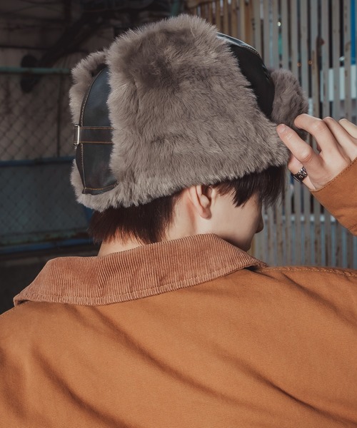 improves（インプローブス）の「フライト キャップ（キャップ・メンズ・ブラック/ブラウン/ベージュ・FREE）」の4枚目の写真