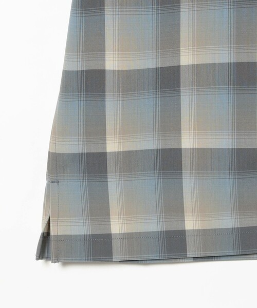 PENDLETON(ペンドルトン)の「PENDLETON / ポリエステルウール チェック柄 オープンカラー ショートスリーブシャツ(シャツ/ブラウス・メンズ・ブルー/ブラウン系その他4・MEDIUM/LARGE/SMALL)」の15枚目の写真