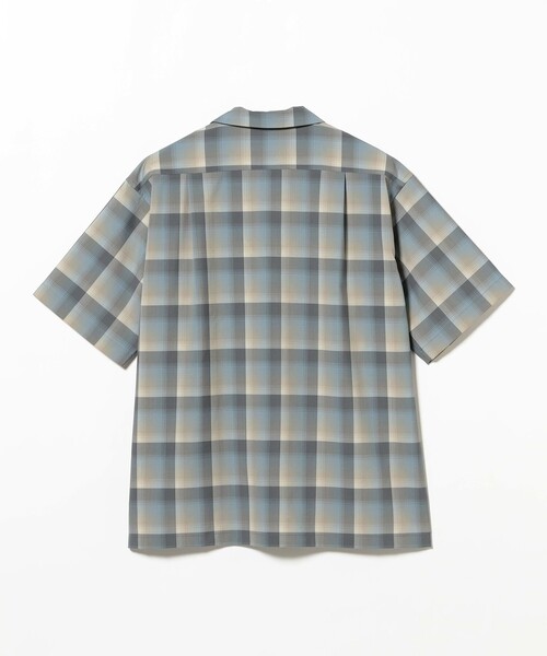 PENDLETON(ペンドルトン)の「PENDLETON / ポリエステルウール チェック柄 オープンカラー ショートスリーブシャツ(シャツ/ブラウス・メンズ・ブルー/ブラウン系その他4・MEDIUM/LARGE/SMALL)」の16枚目の写真