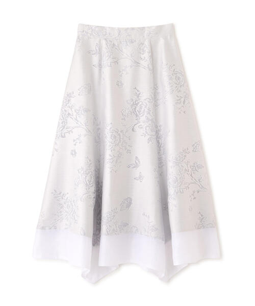 PROPORTION BODY DRESSING（プロポーションボディドレッシング）の「ハンカチーフヘムスカート / 1216120100（スカート・レディース・ホワイト/ブルー・MEDIUM/P/S）」の3枚目の写真