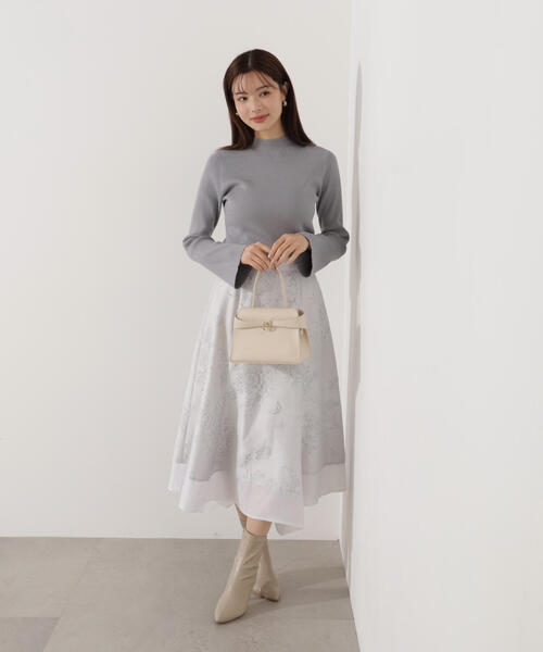 PROPORTION BODY DRESSING（プロポーションボディドレッシング）の「ハンカチーフヘムスカート / 1216120100（スカート・レディース・ホワイト/ブルー・MEDIUM/P/S）」の7枚目の写真