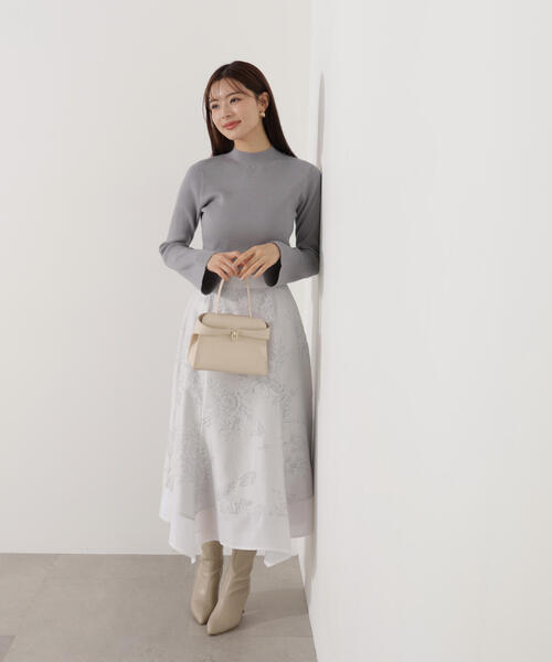 PROPORTION BODY DRESSING（プロポーションボディドレッシング）の「ハンカチーフヘムスカート / 1216120100（スカート・レディース・ホワイト/ブルー・MEDIUM/P/S）」の8枚目の写真