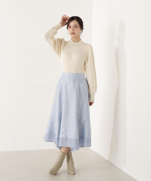 PROPORTION BODY DRESSING（プロポーションボディドレッシング）の「ハンカチーフヘムスカート / 1216120100（スカート・レディース・ホワイト/ブルー・MEDIUM/P/S）」の18枚目の写真