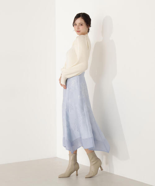 PROPORTION BODY DRESSING（プロポーションボディドレッシング）の「ハンカチーフヘムスカート / 1216120100（スカート・レディース・ホワイト/ブルー・MEDIUM/P/S）」の20枚目の写真