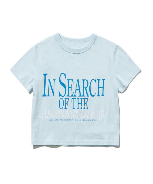 DISCHORDSOUND（ディスコードサウンド）の「アメリカンドリーム クロップTシャツ [スカイブルー]（Tシャツ/カットソー・レディース・その他・SMALL）」の5枚目の写真