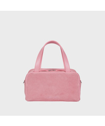 ALKI ALKA（アルキアルカ）の「Mini Square Tote Bag_Suede (Suede Pink)（トートバッグ）」