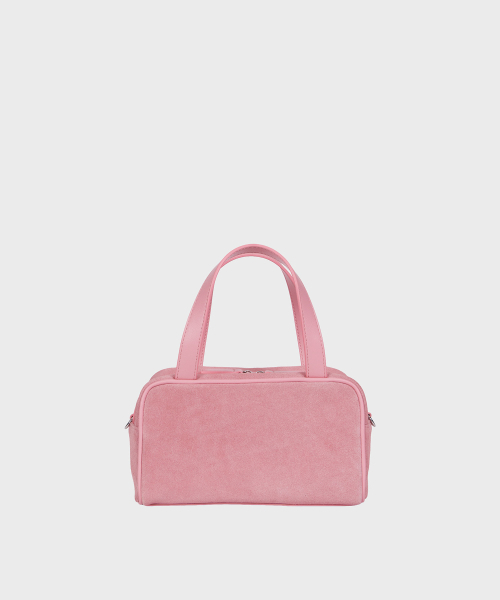 ALKI ALKA（アルキアルカ）の「Mini Square Tote Bag_Suede (Suede Pink)（トートバッグ・レディース・ピンク・FREE）」の3枚目の写真