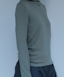 CHAMASPORTSLAB（チャマ スポーツラボ）の「Wool Blend Hoody_ Khaki（パーカー）」