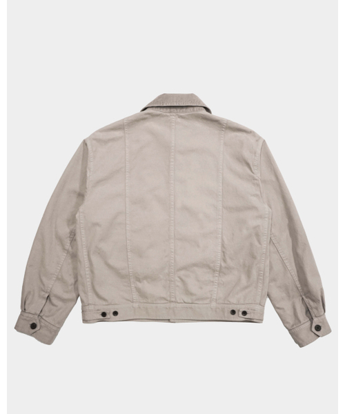 BIRBANTE(ビルバンテ)の「トラッカーボンバージャケット - フォグ(デニムジャケット・メンズ・ライトグレー・SMALL/MEDIUM/LARGE/X-LARGE)」の2枚目の写真