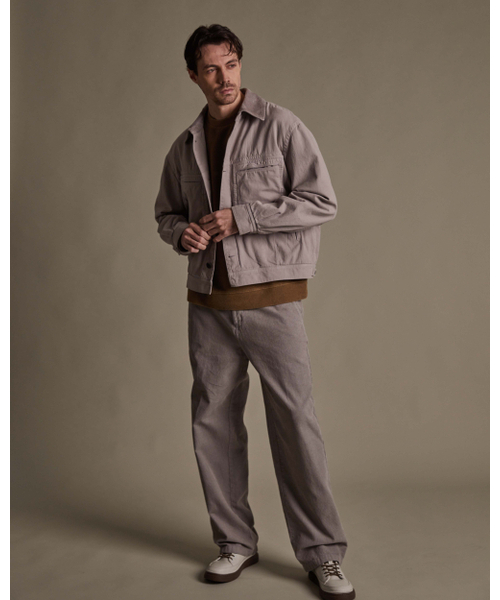 BIRBANTE(ビルバンテ)の「トラッカーボンバージャケット - フォグ(デニムジャケット・メンズ・ライトグレー・SMALL/MEDIUM/LARGE/X-LARGE)」の3枚目の写真