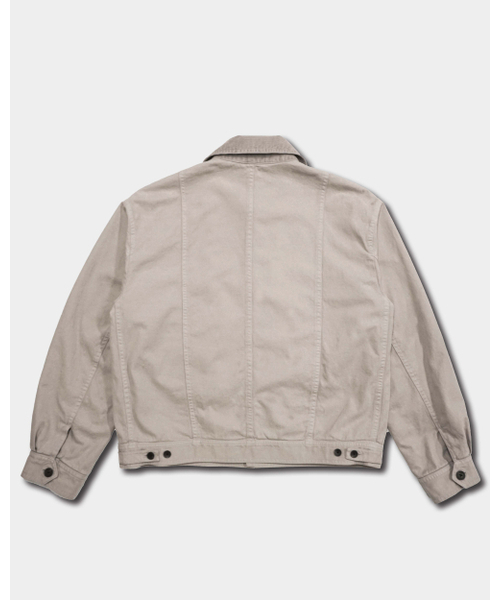BIRBANTE(ビルバンテ)の「トラッカーボンバージャケット - フォグ(デニムジャケット・メンズ・ライトグレー・SMALL/MEDIUM/LARGE/X-LARGE)」の4枚目の写真