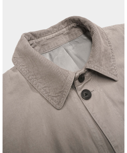 BIRBANTE(ビルバンテ)の「トラッカーボンバージャケット - フォグ(デニムジャケット・メンズ・ライトグレー・SMALL/MEDIUM/LARGE/X-LARGE)」の5枚目の写真