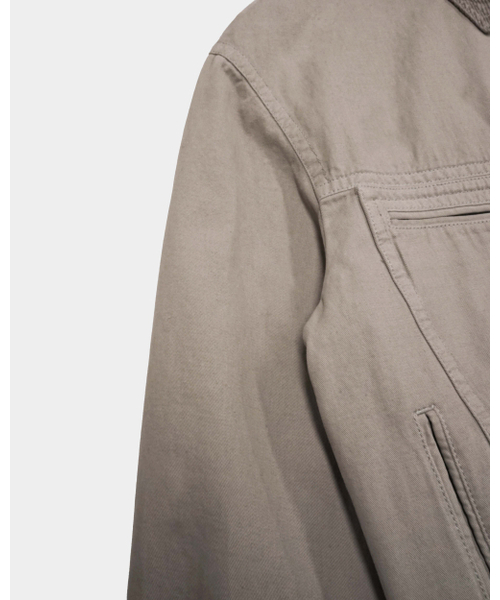 BIRBANTE(ビルバンテ)の「トラッカーボンバージャケット - フォグ(デニムジャケット・メンズ・ライトグレー・SMALL/MEDIUM/LARGE/X-LARGE)」の6枚目の写真