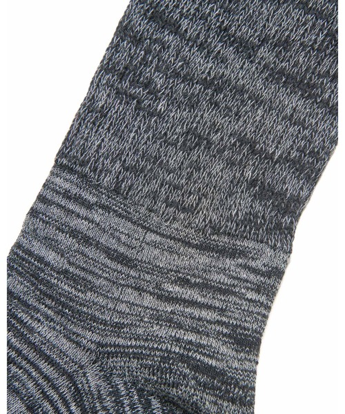 SOPHNET.（ソフネット）の「備長炭 RIBBED SOCKS（ソックス/靴下・メンズ・ブラック/グレー/ホワイト・2/3）」の6枚目の写真