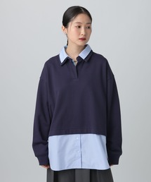 LEPSIM | シャツレイヤード風プルオーバー　613155(Tシャツ/カットソー)