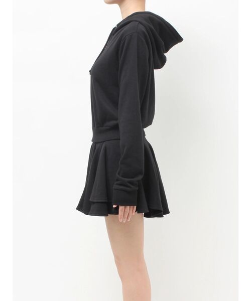 GYDA（ジェイダ）の「GGプレートドッキングフレアスウェットワンピース（ワンピース・レディース・ブラック/グレー・FREE）」の14枚目の写真