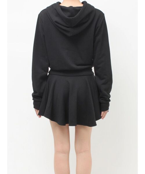 GYDA（ジェイダ）の「GGプレートドッキングフレアスウェットワンピース（ワンピース・レディース・ブラック/グレー・FREE）」の15枚目の写真