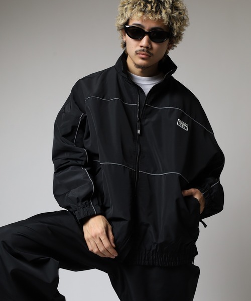 PRO CLUB (プロクラブ)の「PRO CLUB ウィンドブレーカー セットアップ可(ナイロンジャケット・メンズ・オリーブ/ブラック・XL/L/M/3XL/2XL/S)」の6枚目の写真