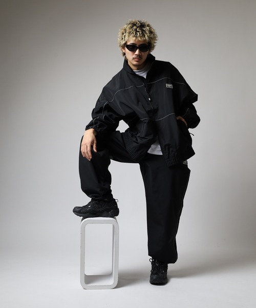 PRO CLUB (プロクラブ)の「PRO CLUB ウィンドブレーカー セットアップ可(ナイロンジャケット・メンズ・オリーブ/ブラック・XL/L/M/3XL/2XL/S)」の7枚目の写真