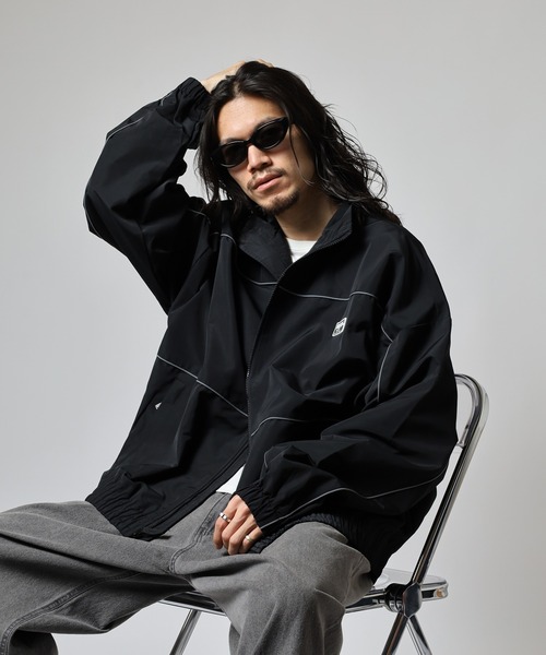 PRO CLUB (プロクラブ)の「PRO CLUB ウィンドブレーカー セットアップ可(ナイロンジャケット・メンズ・オリーブ/ブラック・XL/L/M/3XL/2XL/S)」の10枚目の写真