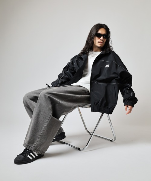 PRO CLUB (プロクラブ)の「PRO CLUB ウィンドブレーカー セットアップ可(ナイロンジャケット・メンズ・オリーブ/ブラック・XL/L/M/3XL/2XL/S)」の16枚目の写真