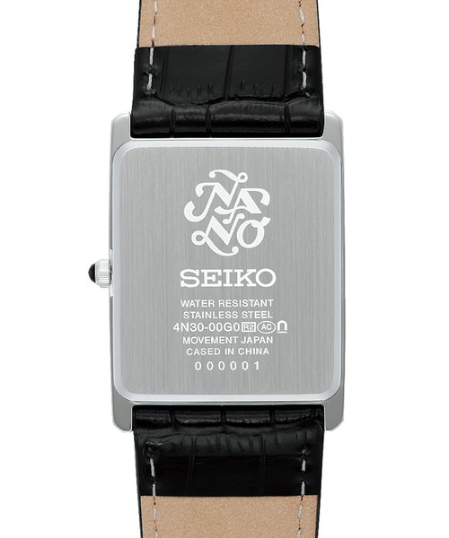 NANO universe（ナノユニバース）の「SEIKO/セイコー コラボレーション スクエア ブラック（アナログ腕時計・メンズ・ブラック・FREE）」の5枚目の写真