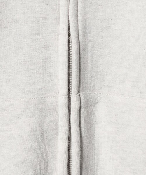 LOOPWHEELER(ループウィラー)の「<LOOPWHEELER x LOWERCASE for UNITED ARROWS> ジップアップ フーディ(パーカー・メンズ・ナチュラル・S/M/L/XL)」の5枚目の写真