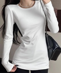 ロングTシャツ 重ね着フィットカットソー